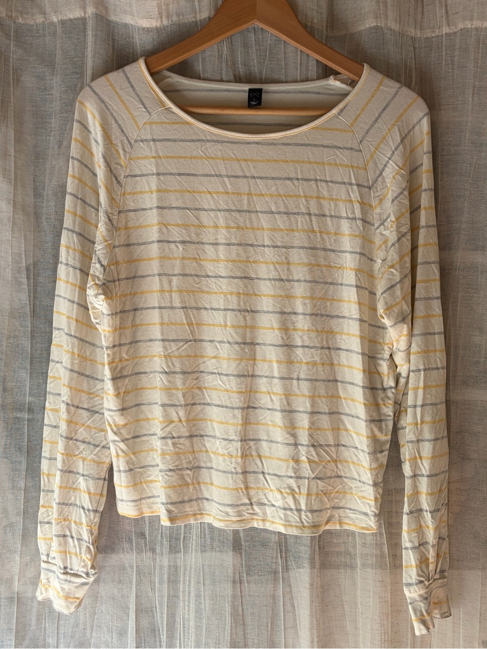 Gentle Fawn Striped Long Sleeve Tee – Size Small (Fits S–M)